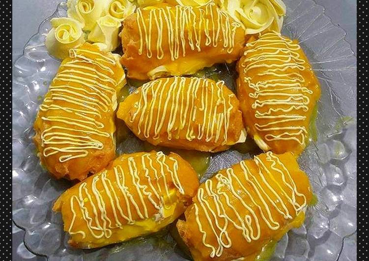 How to Prepare Super Quick Homemade Mango Eclairs