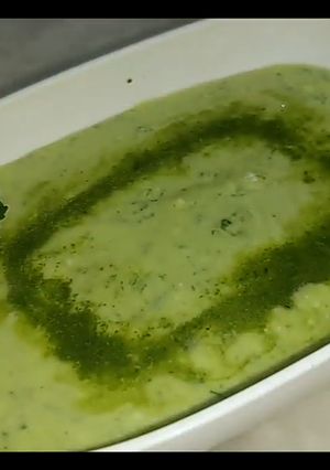 A picture of Mint Yougurt Chutney.