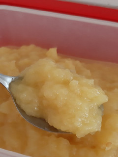 Una foto de Puré de manzanas