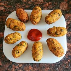 A picture of Peas cutlets.