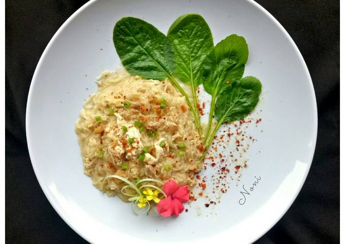 Wajib coba! Resep bikin Lo Mie (Pakai Mieswa)/ Mie Masak Kuah Kental  nikmat