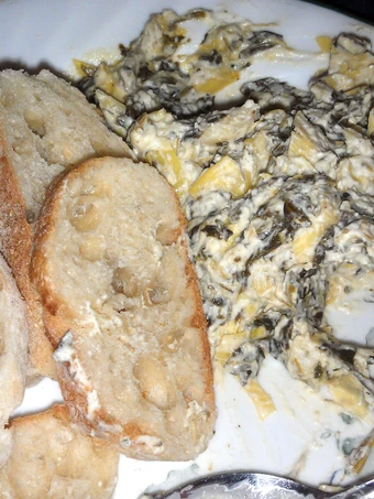 Recipe artichoke spinach dip which So Delicious