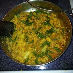 A picture of Cauliflower Tarkari.