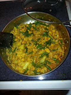A picture of Cauliflower Tarkari.