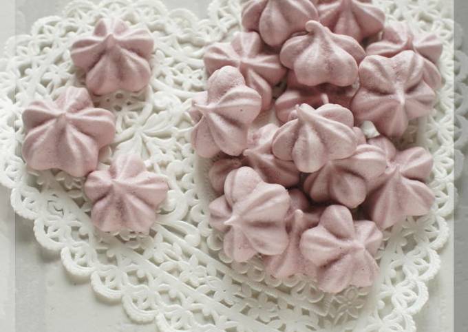 Aroma of Spring Sakura Meringue Cookies