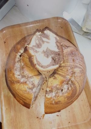 Una foto de Torta marmolado en licuadora
