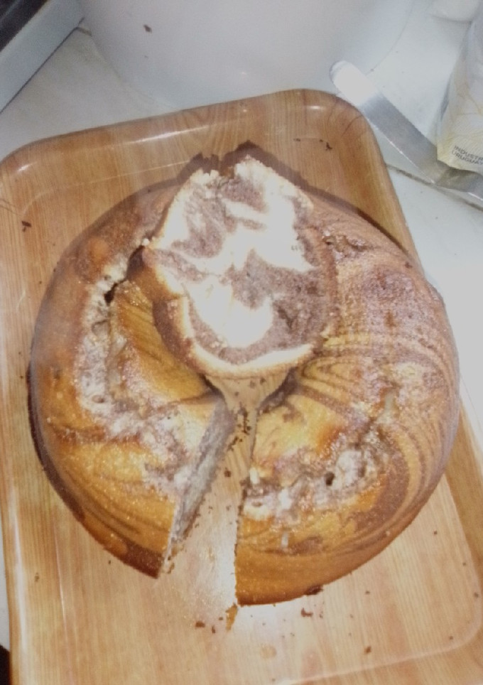 Una foto de Torta marmolado en licuadora
