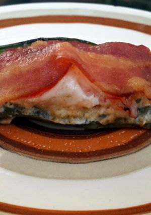 A picture of Grilled jalapeño poppers.