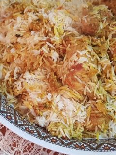 صورة لوصفة البرياني الهندي 👳♂️