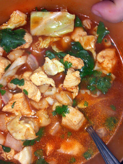 A picture of Pozole.