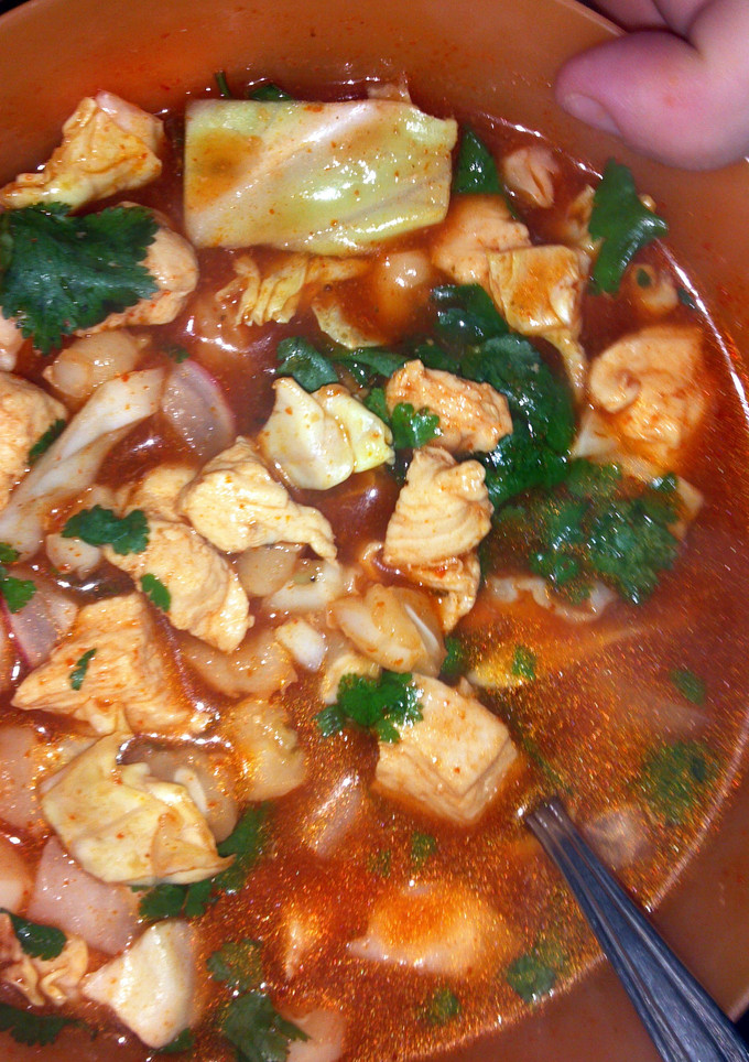 A picture of Pozole.