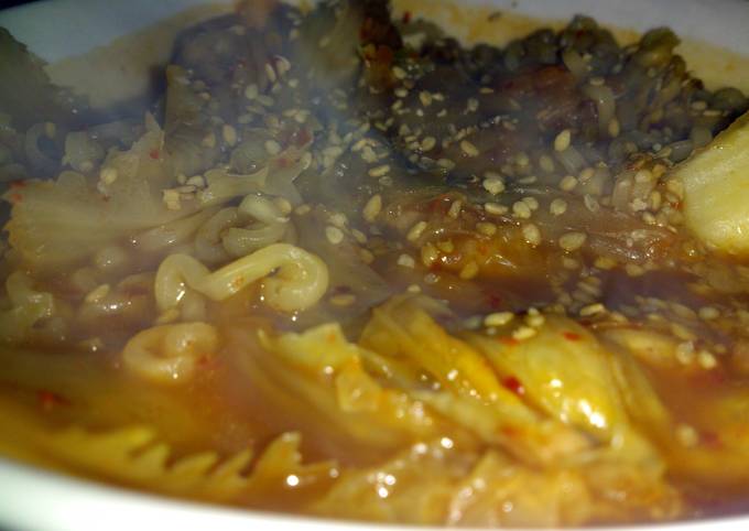 Recipe of Homemade Kimchi ramen