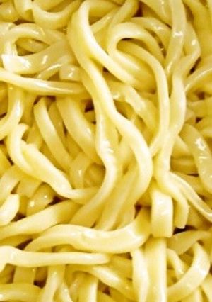 A picture of Homemade Sanuki Udon Noodles.