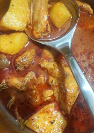 عکسی از دستور آبگوشت مرغ❤