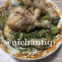 A picture of Ayam Goreng Sambel Ijo.