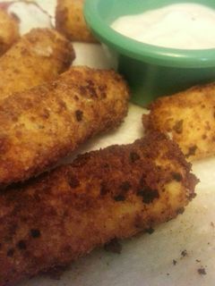 A picture of Yummy Mozzarella Sticks.