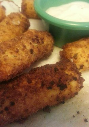 A picture of Yummy Mozzarella Sticks.
