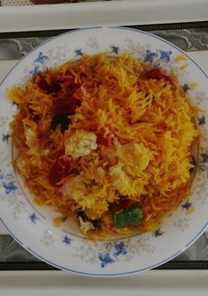 A picture of Zarda / Meethe Chawal.