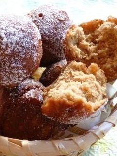 A picture of Crisp & Fluffy Brown Sugar & Soy Milk Rice Flour Donut Holes.