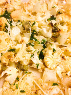 A picture of Roasted Cauliflower with Capers.