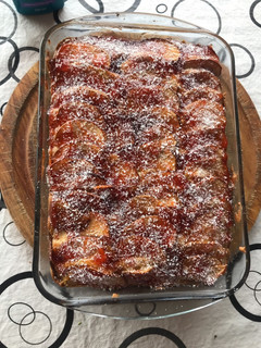 Una foto de Tarta de MANZANA (roja) fácil