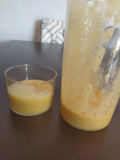 Una foto de Smoothie de plátano