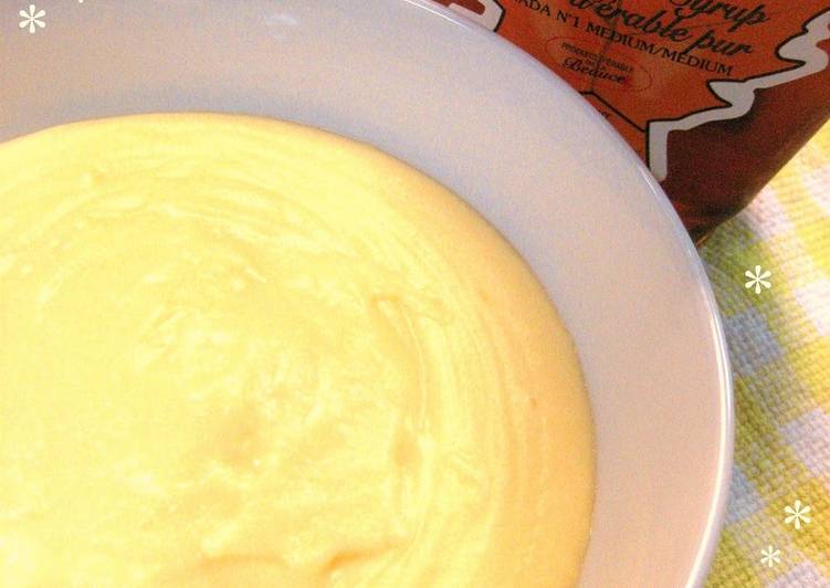 Recipe of Homemade Whole Egg Microwave Maple Custard