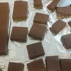 A picture of Taisen's mint chocolate fudge.