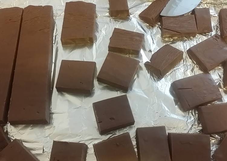 Simple Way to Make Speedy Taisen&#39;s mint chocolate fudge