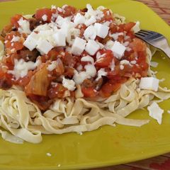 A picture of Eggplant sauce.