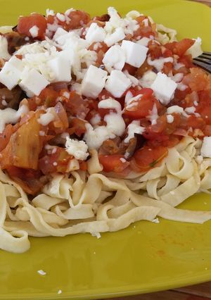 A picture of Eggplant sauce.