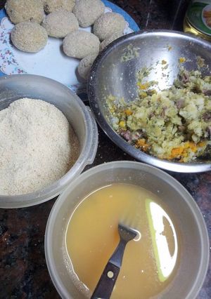 Una foto de Croquetas con sobrantes de puchero