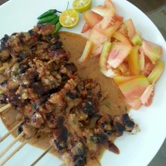 A picture of Chicken Satay.