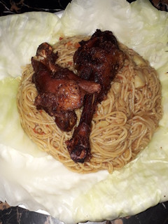 A picture of Spaghetti jollof.
