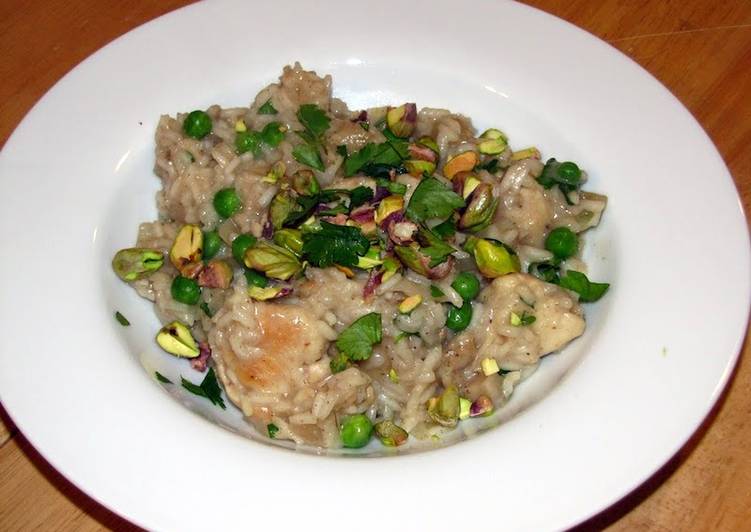Coconut-Pistachio Rice With Chicken
