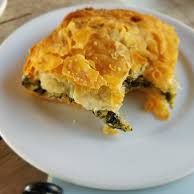 A picture of Cypriot pies (spinach or cheese) (Cyprus).