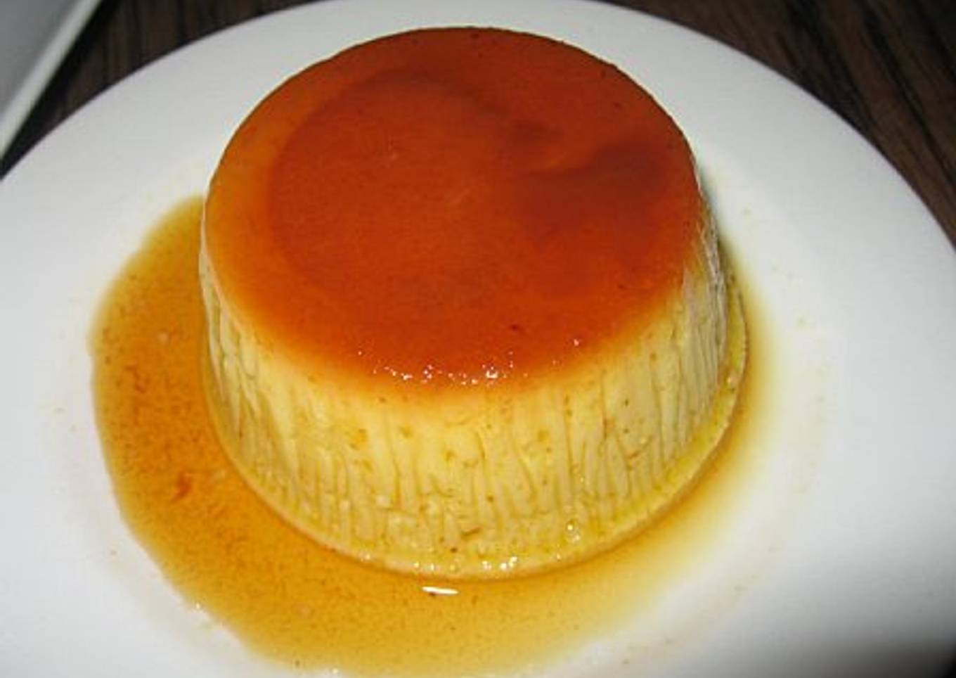 Flan de naranja