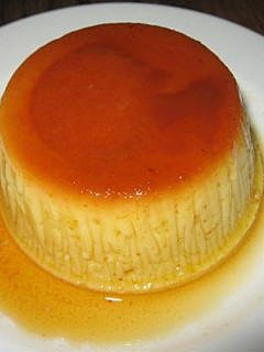 Una foto de Flan de naranja