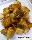 Fried Diced Haddock in a Sweet-Savory Sauce