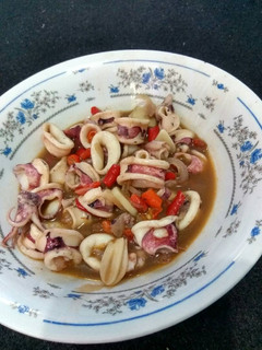 Foto resep Cumi tumis asam pedas