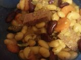 Crockpot beans and smoked turkey