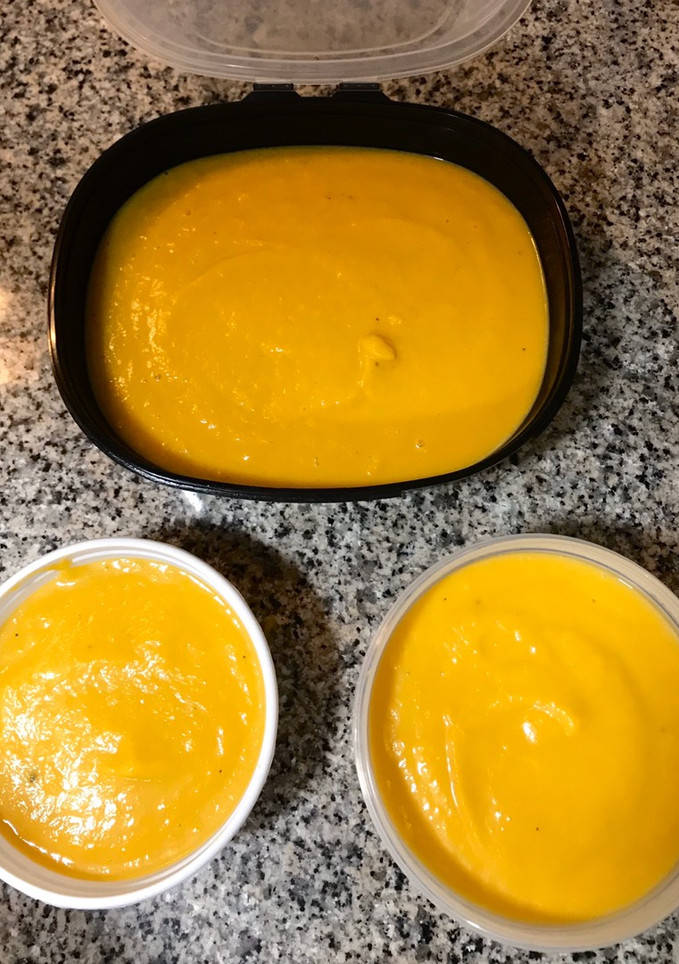 Una foto de Crema de calabaza