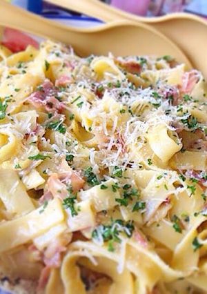 A picture of Pasta Carbonara.