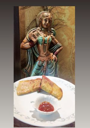 A picture of The crispy chilla.