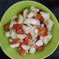 A picture of Water Chestnut- salad.