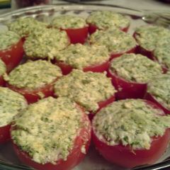 Baked Stuffed Tomatoes A picture of Baked Stuffed Tomatoes.