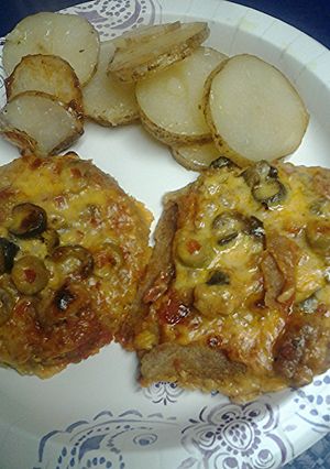 A picture of Rye cheddar melt pizza.