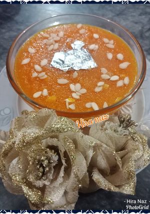 A picture of SUJI KA HALWA(Halwa puri wala halwa).