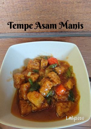 Foto resep Tempe Asam Manis