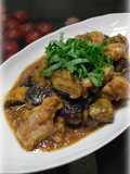 Fried Eggplant and Chicken with Mizore Sauce (Namban-style)